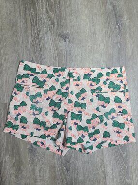 5Fin Hydromorph Tropical Floral Hybrid Board Shorts Pink Green - Size 12